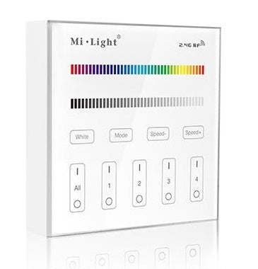 4-Zone RGB RGBW Smart Panel Remote Controller - B3 Mi-light 2.0 4-Zone RGB RGBW Smart Panel Remote Controller - B3 Mi-light 2.0